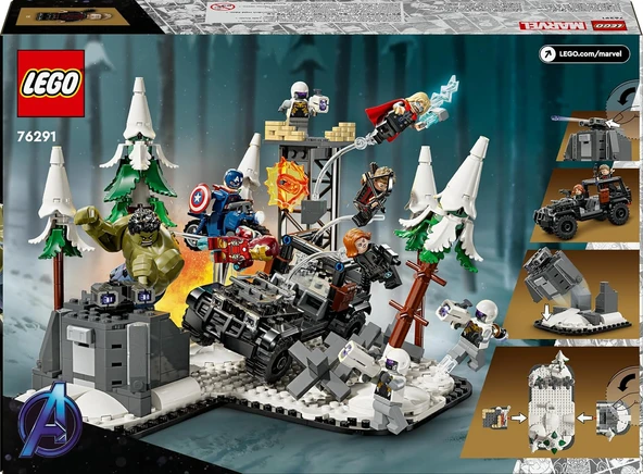 Lego Marvel Avengers Assemble: Ultron Çağı 76291 – 10 Yaş Ve Üzeri Süper Kahraman Sevenler İçin Yara - Resim 4