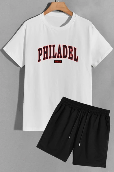 Phıdelphıa Şort T-shirt Eşofman Takımı