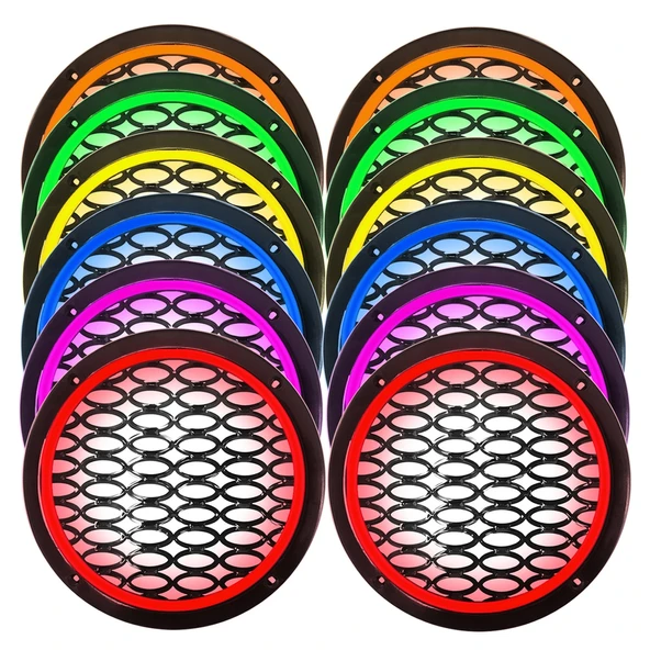Midrange Kapağı Neon Ledli 16cm 2 adet EGB eg-8999