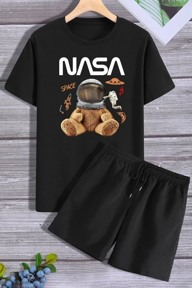 Nasa Şort T-shirt Eşofman Takımı - Resim 5