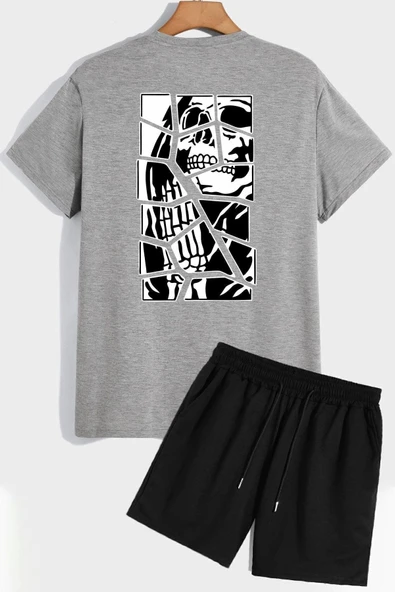 Anime Şort T-shirt Eşofman Takımı