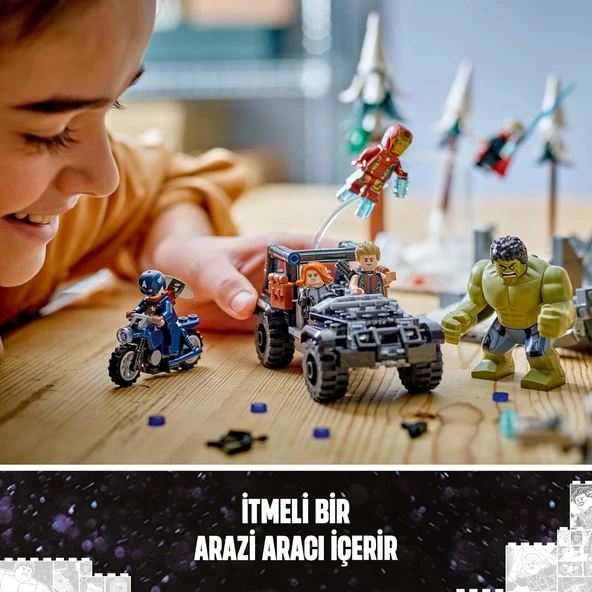 Lego Marvel Avengers Assemble: Ultron Çağı 76291 – 10 Yaş Ve Üzeri Süper Kahraman Sevenler İçin Yara - Resim 8