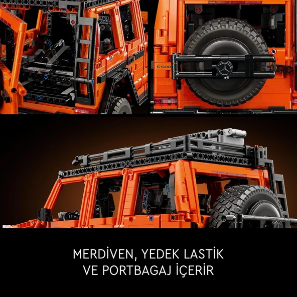 Lego Technic Mercedes-Benz G 500 Professional Line 42177 - Yetişkinler Için G Sınıfı Koleksiyonluk A - Resim 8