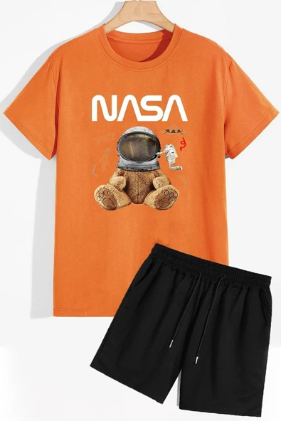 Nasa Şort T-shirt Eşofman Takımı - Resim 3