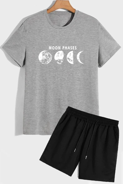 Evren Temalı Şort T-shirt Eşofman Takımı