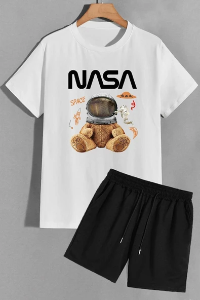 Nasa Şort T-shirt Eşofman Takımı