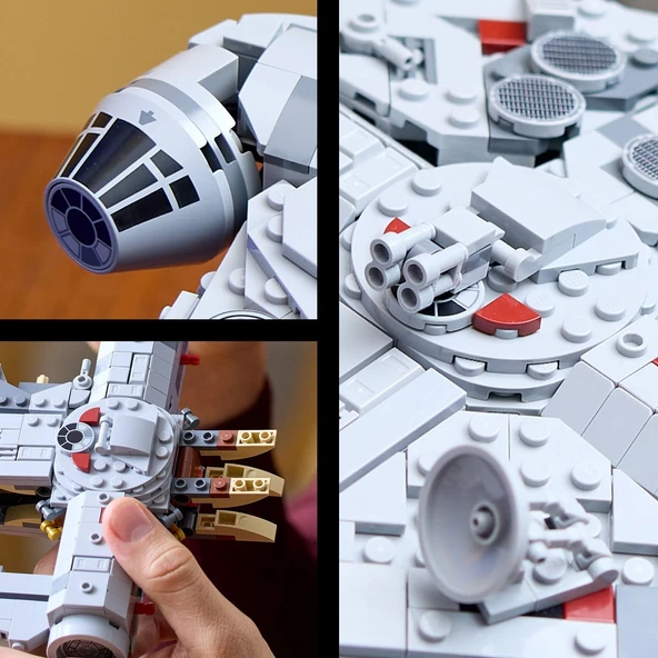 Lego Star Wars Millennium Falcon 75375 - Star Wars Seven Yetişkinler Için İnşa Edilebilen Koleksiyon - Resim 5