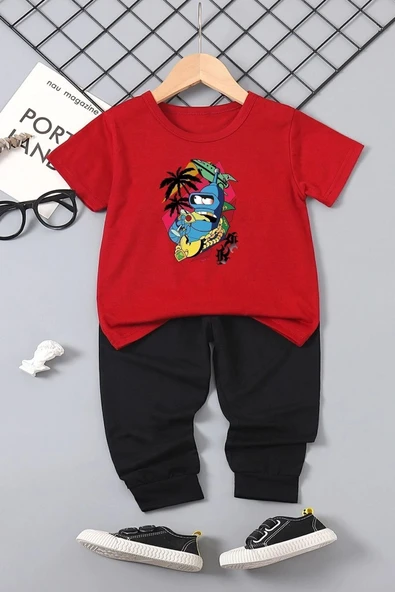 Çocuk Crazy Banana Alt - Üst Eşofman Takımı