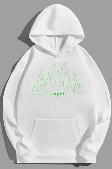 Green Angel Fire Sweatshirt - Resim 4