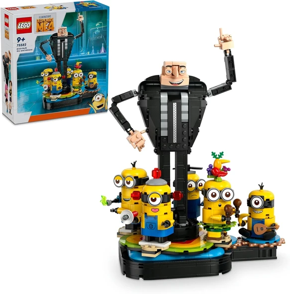 Lego Despicable Me 4 Yapım Parçalarından Gru Ve Minyonlar 75582 9 Yaş Ve Üzeri Çocuklar İçin Yaratıc ürün görseli 1