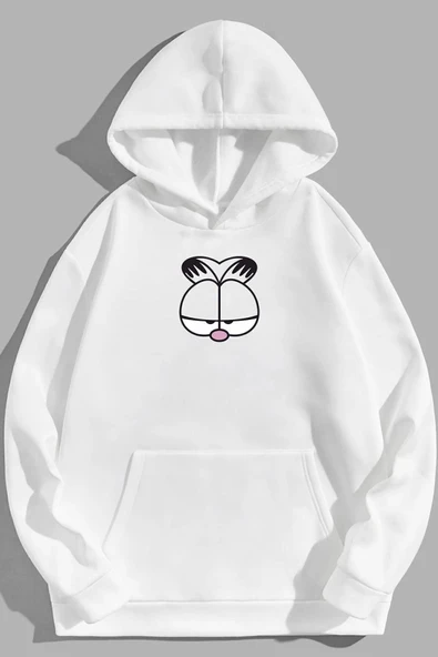 Garfield Baskılı Sweatshirt - Resim 9