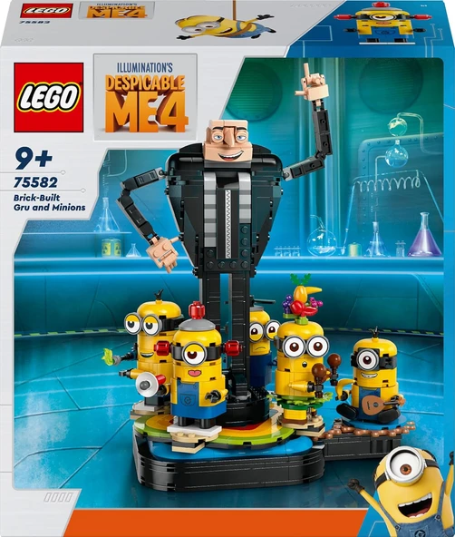 Lego Despicable Me 4 Yapım Parçalarından Gru Ve Minyonlar 75582 9 Yaş Ve Üzeri Çocuklar İçin Yaratıc - Resim 3