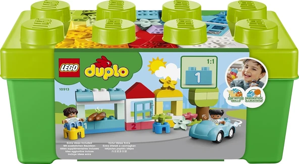 Lego Duplo Classic Yapım Parçası Kutusu 10913 - 18 Ay Ve Üzeri Çocuklar Için Yaratıcı Oyuncak Yapım - Resim 4