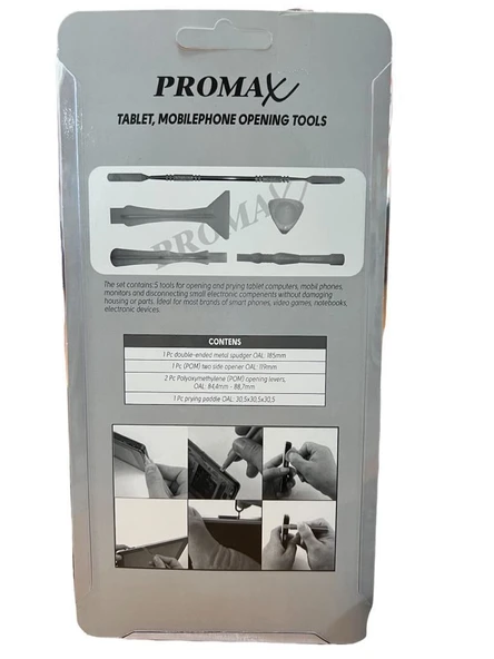 PROMAX TABLET - TELEVİZYON - BİLGİSAYAR - LAPTOP - AÇMA SETİ 5 PARÇA - 2