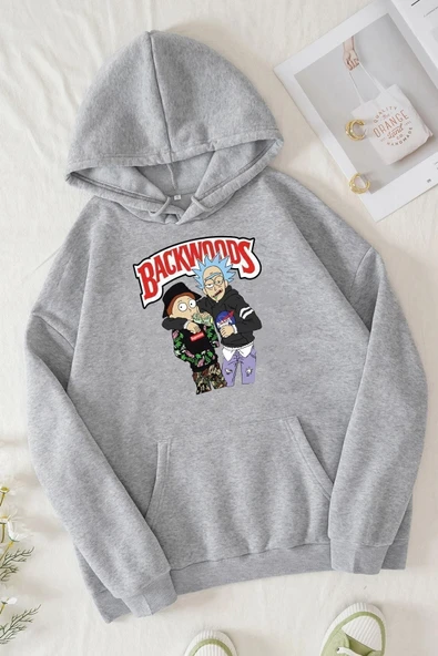 Backwoods Baskılı Sweatshirt