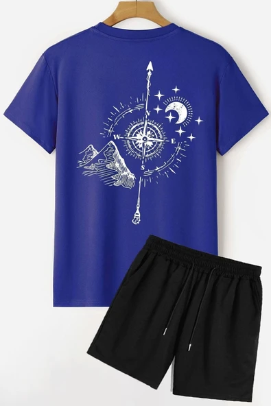 Pusula Şort T-shirt Eşofman Takımı - Resim 3