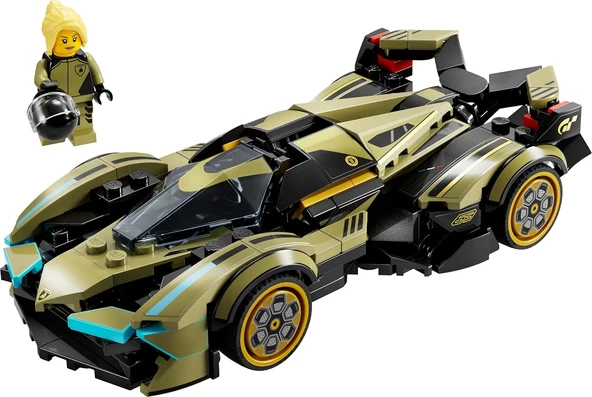 Lego Speed Champions Lamborghini Lambo V12 Vision Gt Süper Araba 76923, 10 Yaş Ve Üzeri Araç Tutkunl - Resim 2