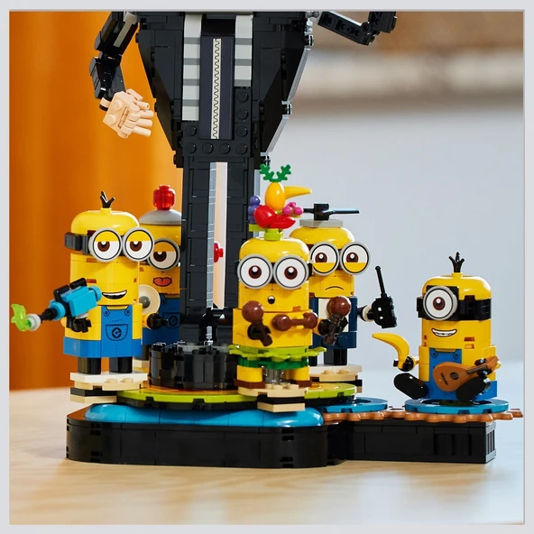 Lego Despicable Me 4 Yapım Parçalarından Gru Ve Minyonlar 75582 9 Yaş Ve Üzeri Çocuklar İçin Yaratıc - Resim 5
