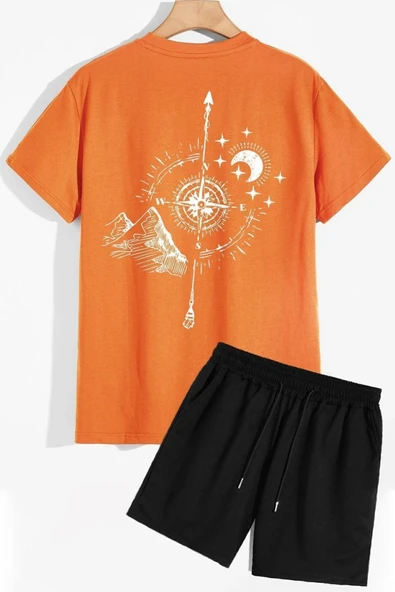 Pusula Şort T-shirt Eşofman Takımı - Resim 7