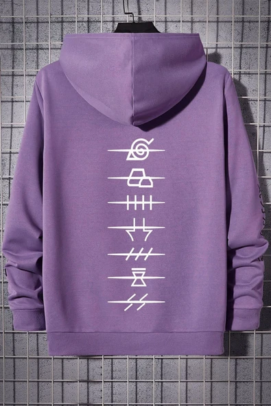 Ninja Akatsuki Sırt Baskılı Sweatshirt