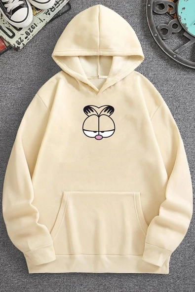 Garfield Baskılı Sweatshirt