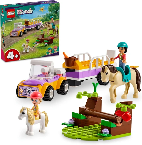 Lego Friends At Ve Midilli Römorku 42634-4 Yaş Ve Üzeri Çocuklar Için Liann Ve Zoya Minifigürü İçere ürün görseli 1