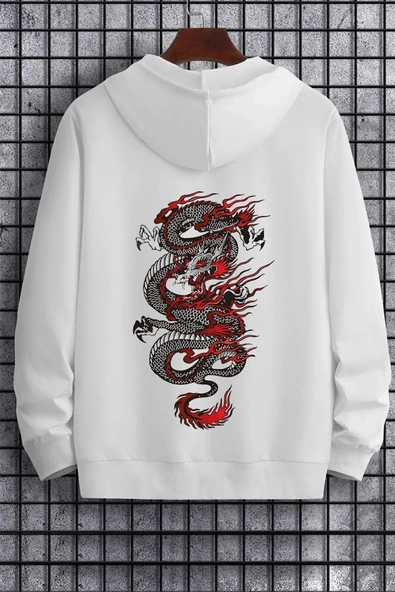 Kapşonlu Hoodie - Resim 10