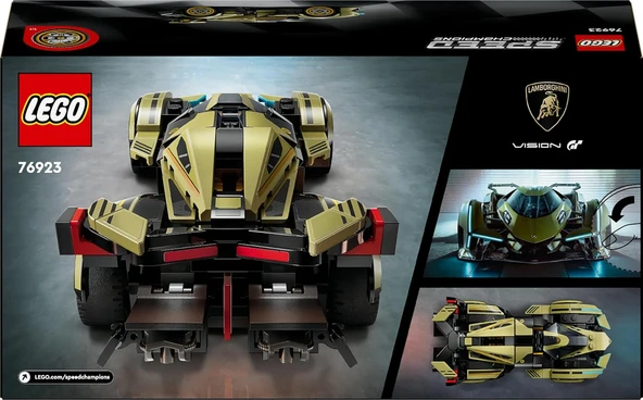 Lego Speed Champions Lamborghini Lambo V12 Vision Gt Süper Araba 76923, 10 Yaş Ve Üzeri Araç Tutkunl - Resim 4