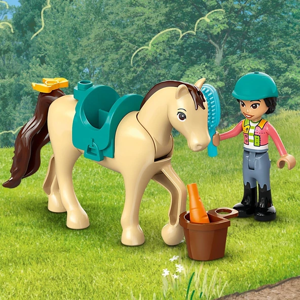 Lego Friends At Ve Midilli Römorku 42634-4 Yaş Ve Üzeri Çocuklar Için Liann Ve Zoya Minifigürü İçere - Resim 5