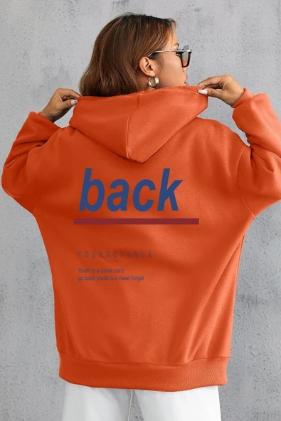 Back Sırt Baskılı Sweatshirt - 10
