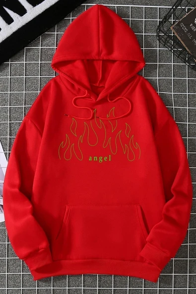 Green Angel Fire Sweatshirt - Resim 7