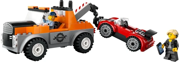 Lego City Çekici Kamyon Ve Spor Araba Tamiri 60435-4 Yaş Ve Üzeri Çocuklar Için Yaratıcı Oyuncak Yap - Resim 2