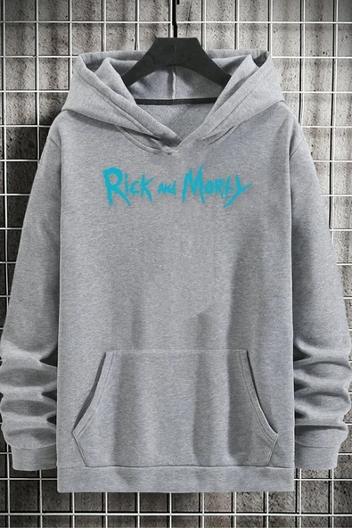 Rick And Morty Baskılı Sweatshirt - Resim 8