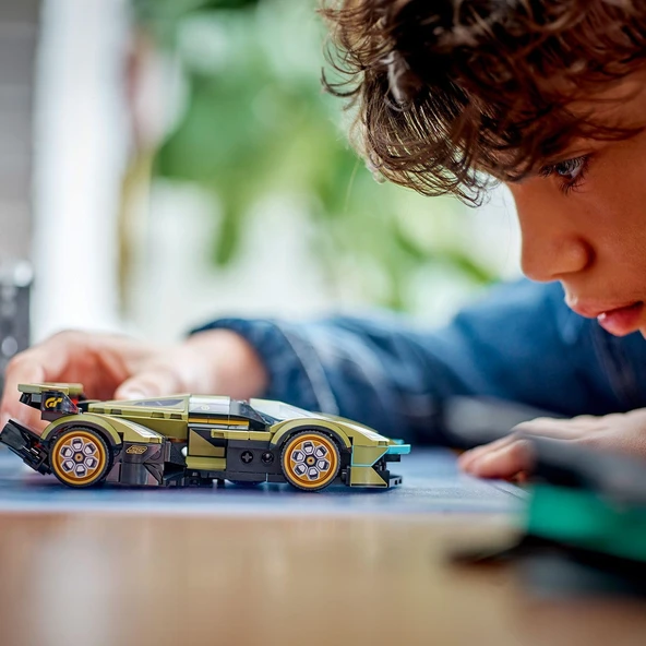 Lego Speed Champions Lamborghini Lambo V12 Vision Gt Süper Araba 76923, 10 Yaş Ve Üzeri Araç Tutkunl - Resim 5