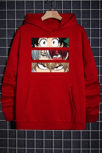 Makima Hugging Denji Baskılı Sweatshirt - 12