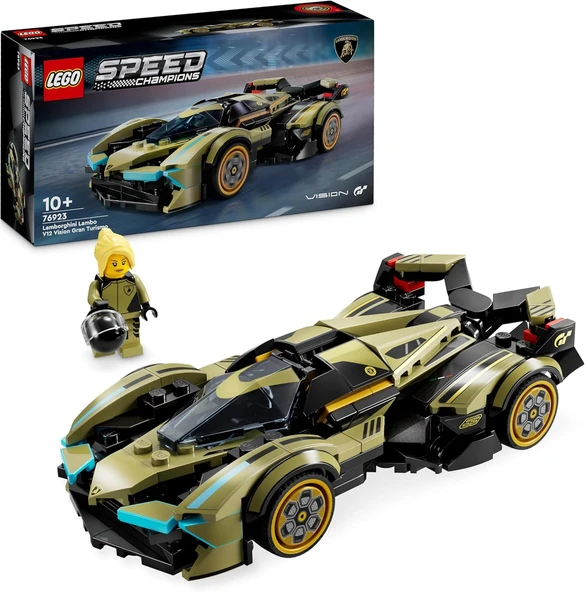 Lego Speed Champions Lamborghini Lambo V12 Vision Gt Süper Araba 76923, 10 Yaş Ve Üzeri Araç Tutkunl ürün görseli 1