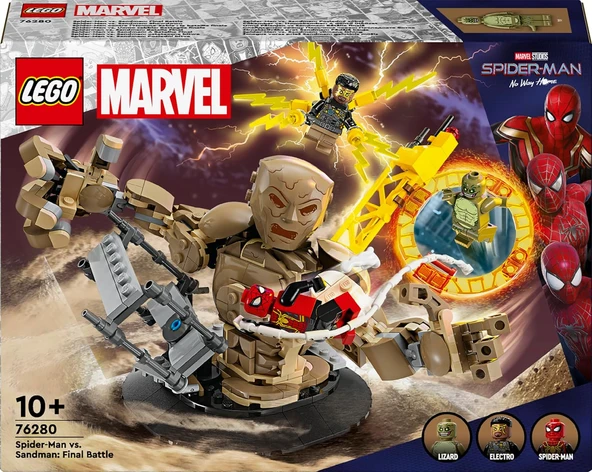 Lego Marvel Örümcek Adam Kum Adam’A Karşı: Son Savaş 76280 – 10 Yaş Ve Üzeri Süper Kahraman Seven Ço - Resim 3
