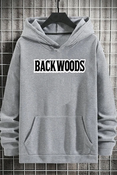 Backwoods Baskılı Sweatshirt - Resim 7