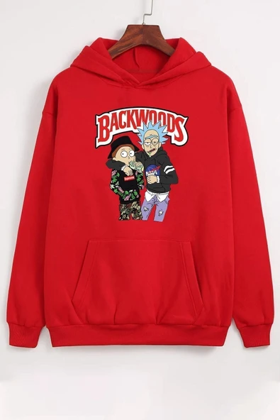 Backwoods Baskılı Sweatshirt - Resim 7