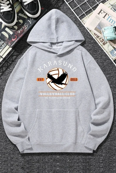 Karasuno Baskılı Sweatshirt - Resim 7