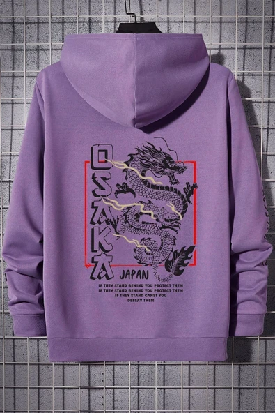 Osaka Baskılı Kapüşonlu Sweatshirt