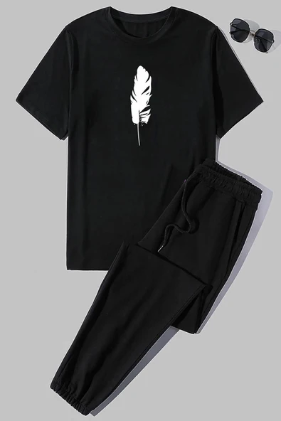 Tüy Baskılı 2'li Eşofman Takımı - Resim 4