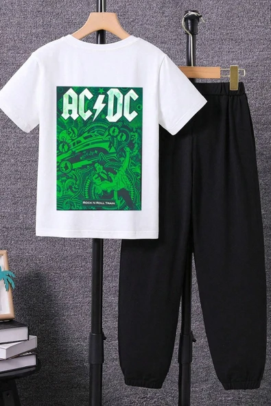 Çocuk Acdc Alt - Üst Eşofman Takımı