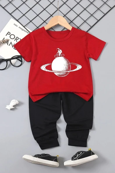 Çocuk Astronaut Rides Alt - Üst Eşofman Takımı