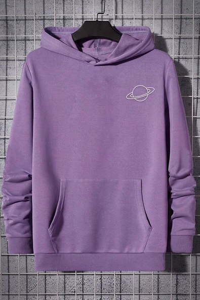 Saturn Baskılı Sweatshirt