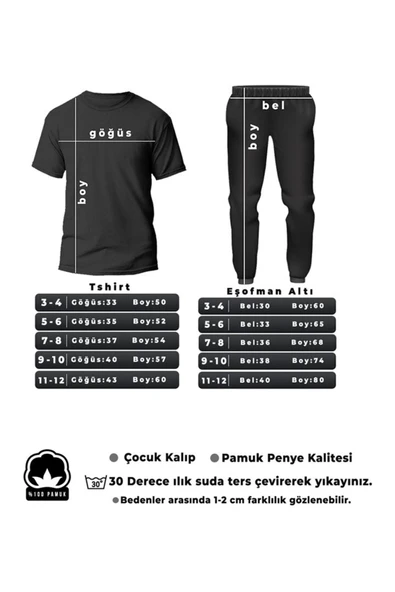 Çocuk Atlanta Alt - Üst Eşofman Takımı - Resim 6