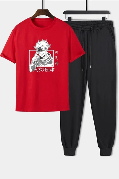Hoodie Baskılı 2'li Eşofman Takımı