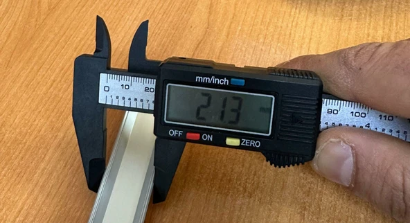 BAR LED KANALI ALİMİNYUM KÖŞE TİP 3 METRE