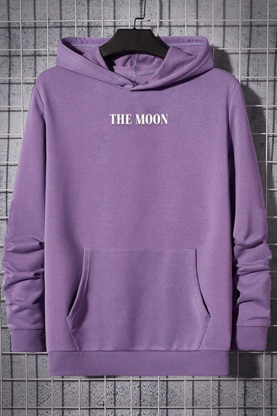 The Moon Baskılı Sweatshirt - Resim 3