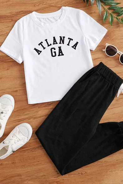 Çocuk Atlanta Alt - Üst Eşofman Takımı - Resim 4